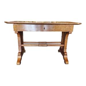 1940s Austrian Beidermeier One Drawer Desk With Tamo Wood