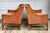 Pair of Vintage Cal-Mode French Walnut Lounge Chairs in Terracotta Upholstery For Sale - Image 10 of 16