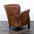 Restoration Hardware Restoration Hardware Professor Leather Lounge Chair For Sale - Image 4 of 11