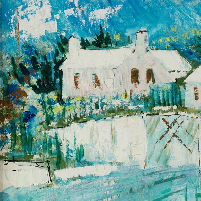 Tropical Painting of Bermuda by Alfred Birdsey For Sale In West Palm - Image 6 of 13