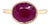 Natural Ruby Ring 6.5 14k Yellow Gold 4.51 TCW Certified For Sale