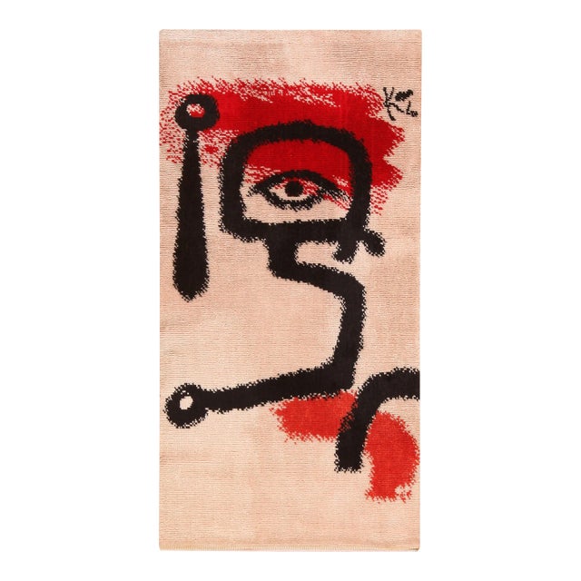 Nazmiyal Collection Vintage Paul Klee Rug “Little Drummer Boy” For Sale