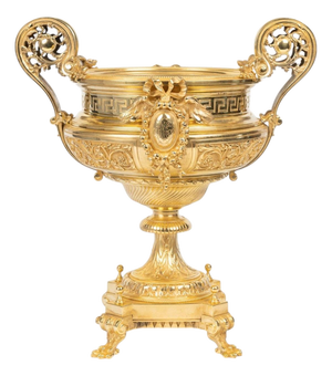 Antique Gilt Bronze Bowl, 1890s