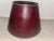 Stiffel Burgundy Leather Lamp Shade "Mint" Condition Vintage For Sale - Image 10 of 12