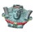1970s Vintage Classical Bronze & Polychrome Water Fountain Mask For Sale - Image 5 of 12