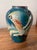 1930s Mexican Hand-Painted Tonala Vase For Sale - Image 4 of 12