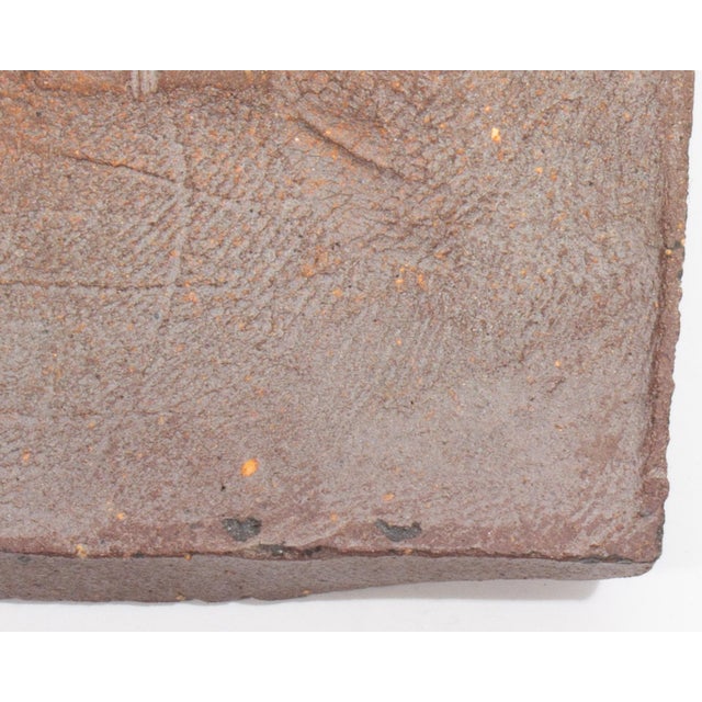Ceramic Mark Bulwinkle Studio Pottery Tree Tile For Sale - Image 7 of 7