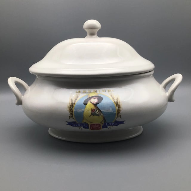American Nabisco 100th Anniversary Ceramic Soup Tureen For Sale - Image 3 of 13