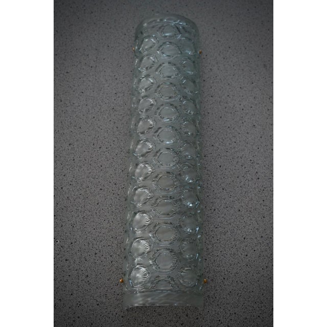 2000 - 2009 Green Murano Glass and Brass Wall Sconce from Fontana Arte, 2000 For Sale - Image 5 of 10