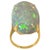 14 Carat Oval Shape Ethiopian Opal Cocktail Ring 14 Karat Yellow Gold For Sale - Image 17 of 18