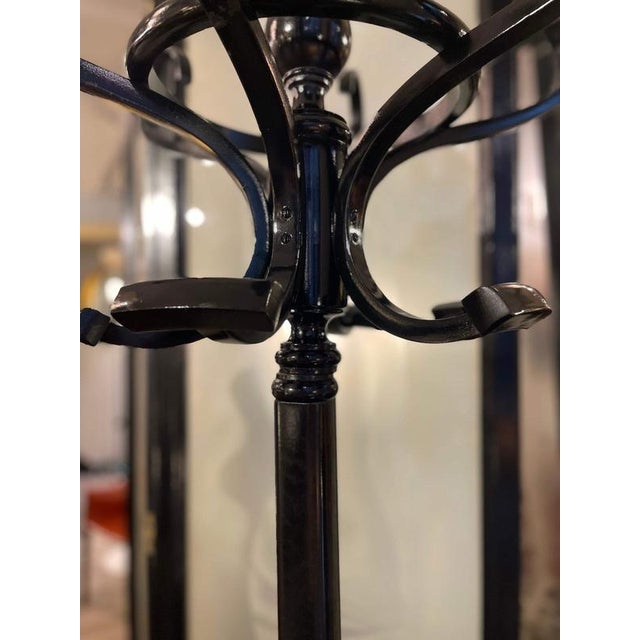 Coat Stand in Black Ebonized Wood from Thonet, 1990s For Sale - Image 6 of 13