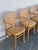 Mid-Century Modern A Set of Four Mid Century Thonet Style Bentwood Prague Chairs Chairs For Sale - Image 3 of 11
