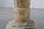 Cream Carved Alabaster Pedestal with Engraved Figures, Italy, 1900s For Sale - Image 8 of 11