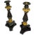 19th century Charles 'X' French Gilt and Patinated Bronze Candlestick, Pair - A Pair For Sale - Image 11 of 11