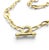 Early 21st Century Roberto Coin, Yellow Gold Oval Link Toggle Necklace, 18k For Sale - Image 5 of 7