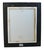 Folk Art Navy Blue Chicken Hen Rooster Painting Ruth Arenz Including the Antiqued Gold Wood Frame For Sale - Image 4 of 5