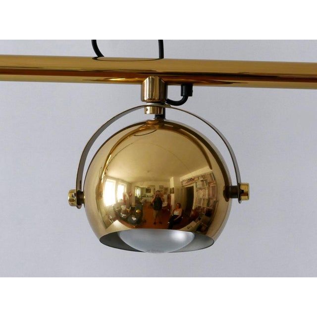 1960s Mid-Century German 3 Flamed Ceiling Lamp or Spots by Sische, 1960s For Sale - Image 5 of 18