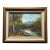 Mid Century Impressionist Landscape Oil Painting of the Sierra Nevada Mountain Range With Autumn Trees For Sale