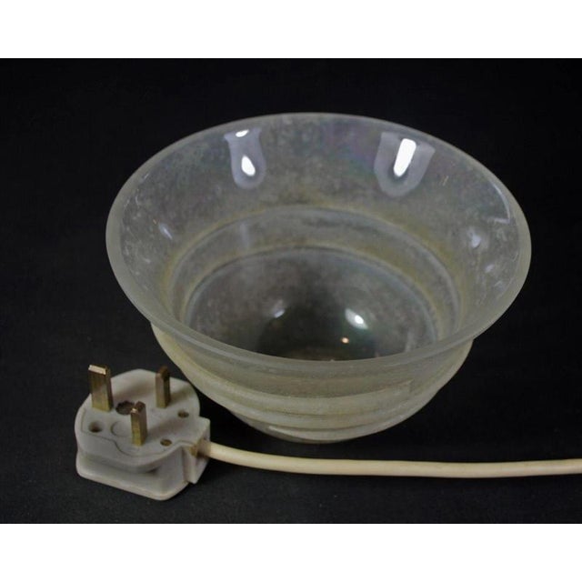 Art Deco French Amphora Table Lamp with Opaline Glass Globe attributed to Brandt, 1930s For Sale - Image 9 of 13