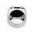 Cartier Cartier Le Baiser du Dragon Onyx 18k White Gold Ring Size 52 US 6 For Sale - Image 4 of 5