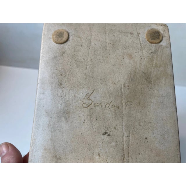 Danish Modern Sea of Glaze Stoneware Dish by Gordon Petersen, 1970s For Sale - Image 3 of 5