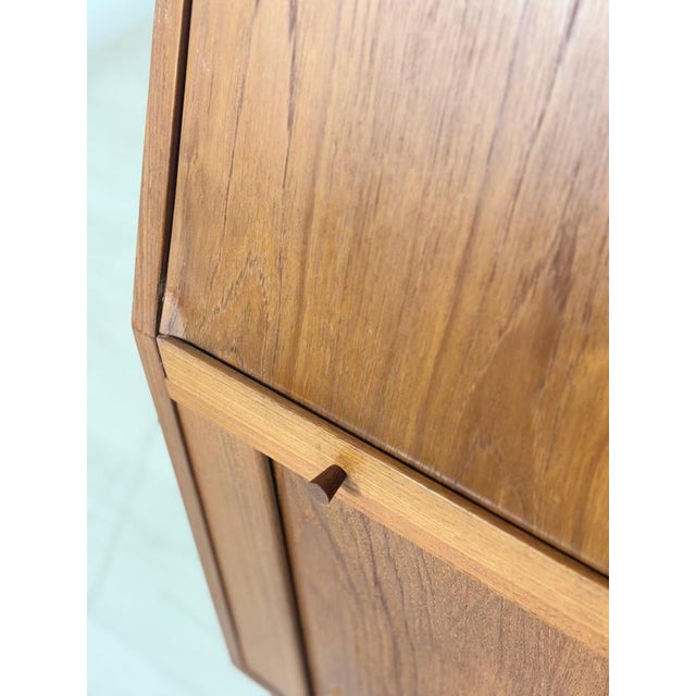 Mid-Century Danish Secretary in Teak by Bernhard Pedersen & Søn for Eskilstrup-Falster Møbelfabrik, 1960s For Sale - Image 5 of 18
