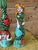 Pair of Whimsical Hand-Painted Ceramic Mermaid Candlestick Holders For Sale In Naples, FL - Image 6 of 9