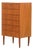 Danish Teak Chest of Drawers, 1960s For Sale