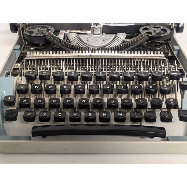 Metal Mid-Century Sherwood Italian Typewriter For Sale - Image 7 of 12