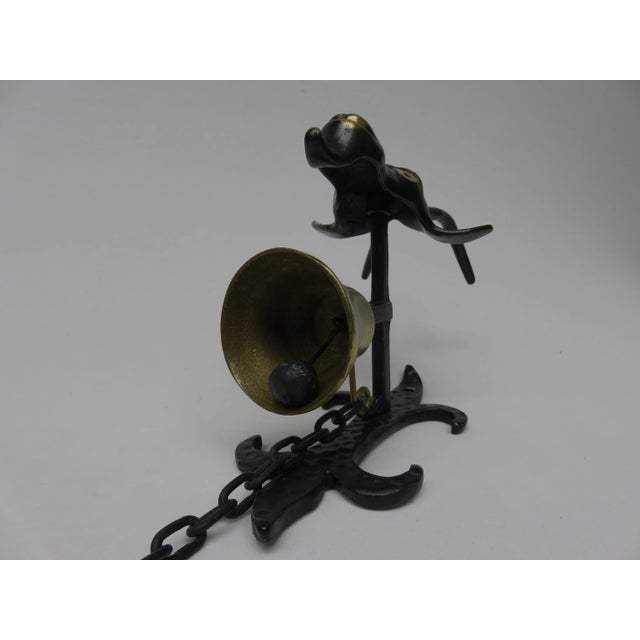 Black Brass Goat Door Bell by Walter Bosse, 1950s For Sale - Image 9 of 13