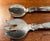 Traditional Mid 20th Century Jensen Style Serving Spoons- a Pair For Sale - Image 3 of 6
