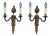 Vintage French Empire Style Wall Sconces, 1940s, Set of 2 For Sale