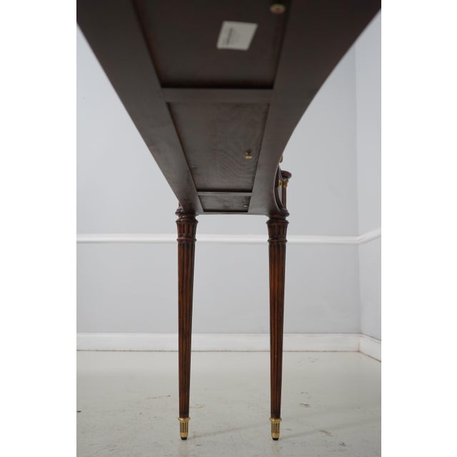 Theodore Alexander Georgian Style Mahogany Console Table For Sale - Image 16 of 18