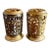 Vintage Brass Chinese Immortal Lanterns Pair-Candle-Incense Holders-Asian-Boho For Sale