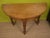 Antique Demilune Table in Oak on Turned Legs, Circa 1900. For Sale - Image 4 of 7
