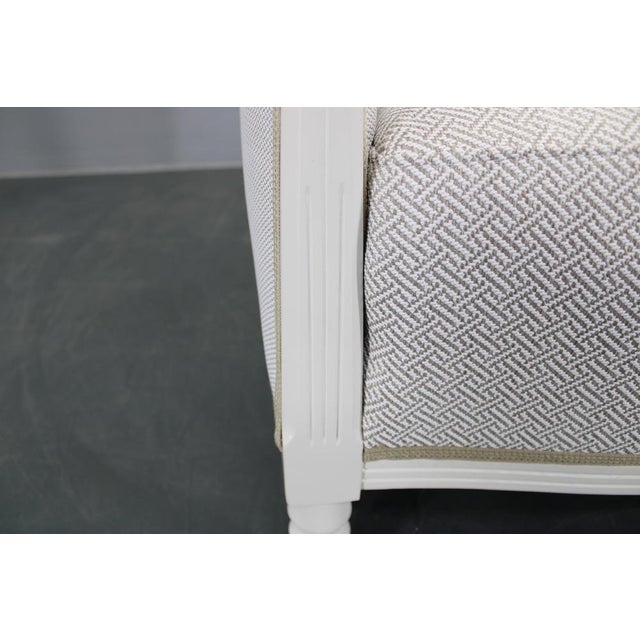 White Vintage Vienna Seccesion Armchair, 1930s For Sale - Image 8 of 18