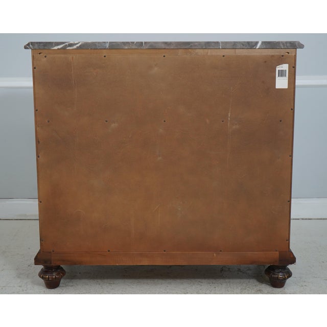 Century Marble Top Cherry Server Cabinet For Sale - Image 17 of 18