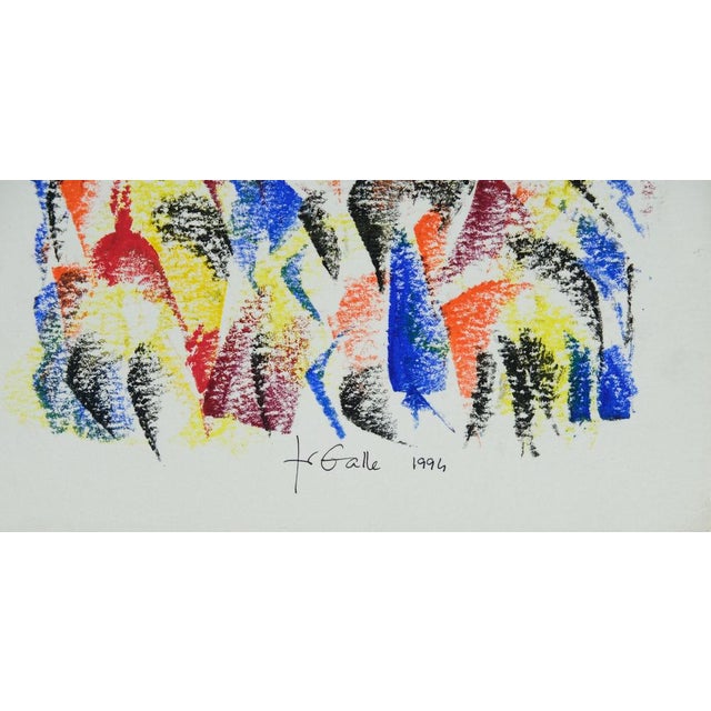 Françoise Galle, Flock of Birds, 1940, Pastel on Paper For Sale - Image 5 of 6
