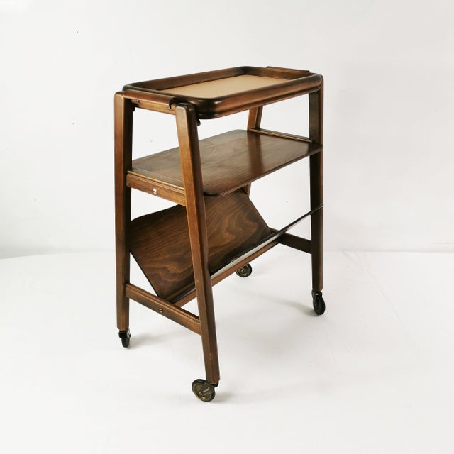 Italian Modern Bar Serving Cart, Italy, 1950s For Sale - Image 16 of 16