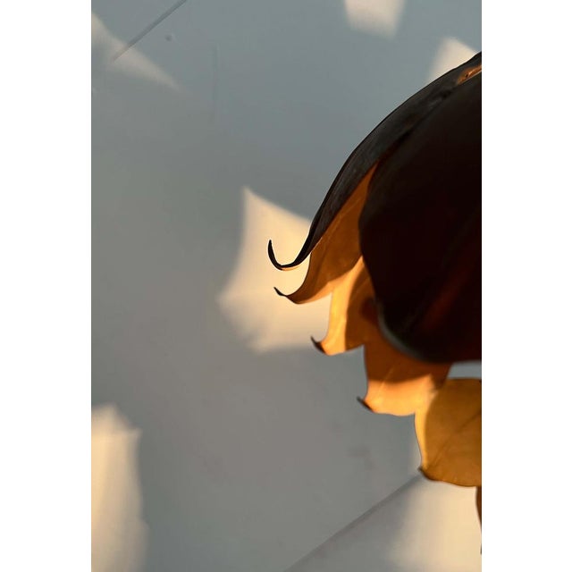 Mid-Century Modern Hollywood Regency Metal Pendant in the style of Hans Kögl, 1960s For Sale - Image 15 of 18