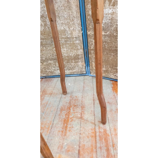 19th Century Unusual American Shaker Style Accent Table or Stand For Sale - Image 12 of 16