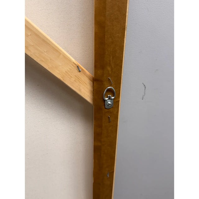 Wood Olive & Oak Interiors Created Contemporary Artwork, Framed For Sale - Image 7 of 13