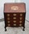 Antique Carved & Inlaid Mahogany French Style Ladies Slant Front Desk For Sale - Image 11 of 12