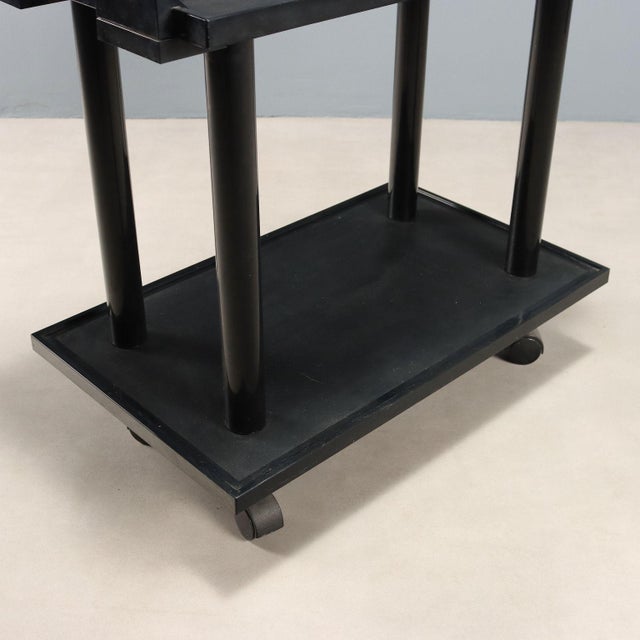 Plastic Vintage Plastic Kitchen Trolley from Kartell, Italy, 1980s For Sale - Image 7 of 10