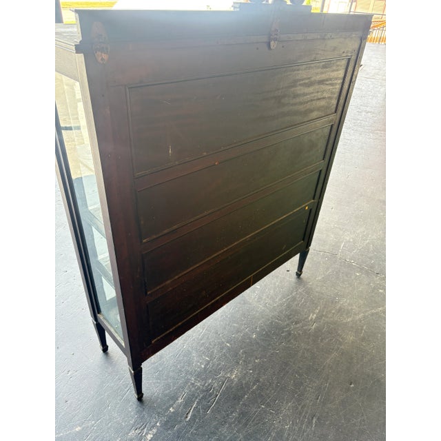 Antique Federal Display Cabinet For Sale - Image 10 of 12