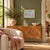 Finished in a gilded gold bamboo-style frame that beautifully complements the warm pink and blue palette. Ready to hang as...