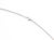 Tiffany and Co. Tiffany & Co. 18k White Gold Feather Pendant Snake Chain Pendant Necklace For Sale - Image 4 of 6