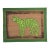 Leopard Lime Green Brown Borders Minimalist Expressionist Original Painting Cleo Plowden For Sale