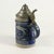 Late 19th Century 1880's Blue on Gray Stoneware Beer Stein With Pewter Lid 0.5l Westerwald Germany For Sale - Image 5 of 14