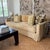 Lauren Liess Skirted Bench Seat Sofa For Sale - Image 4 of 13
